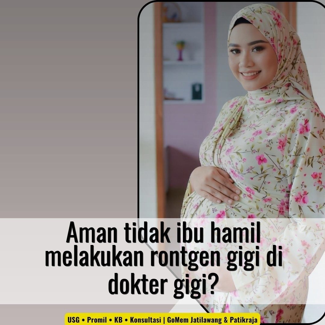 Aman tidak ibu hamil melakukan rontgen gigi di dokter gigi?