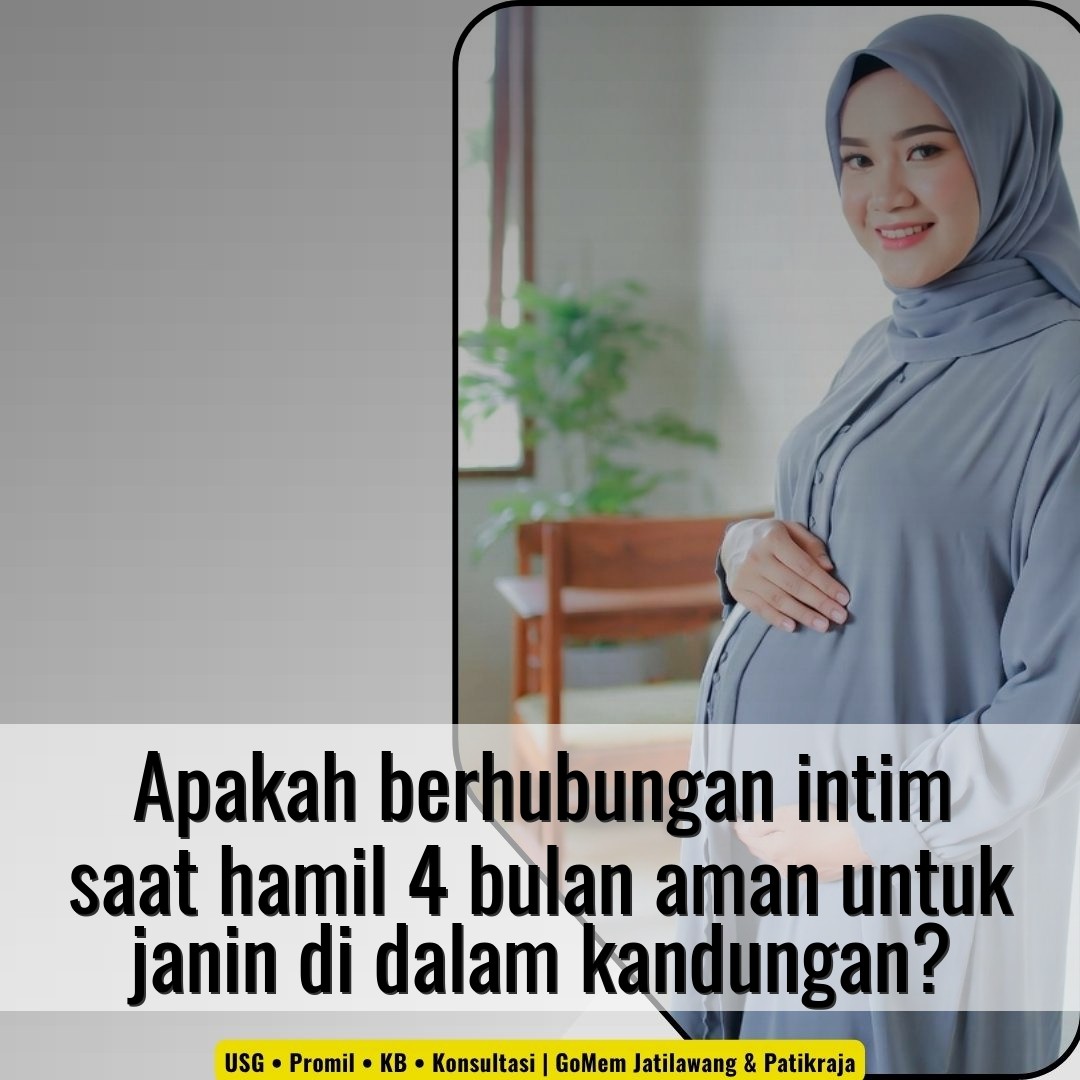 Apakah berhubungan intim saat hamil 4 bulan aman untuk janin di dalam kandungan?