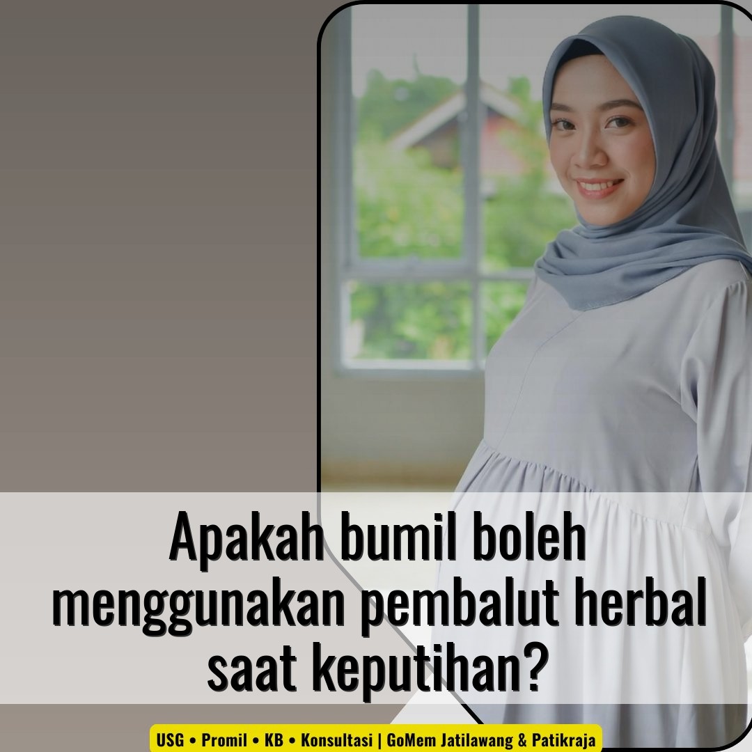 Apakah bumil boleh menggunakan pembalut herbal saat keputihan?