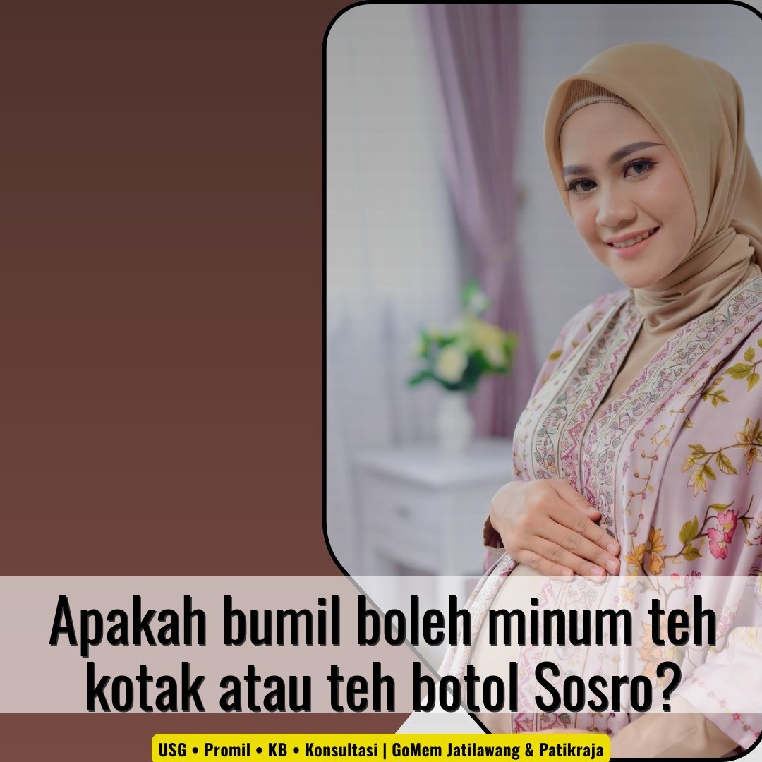 Apakah bumil boleh minum teh kotak atau teh botol Sosro?