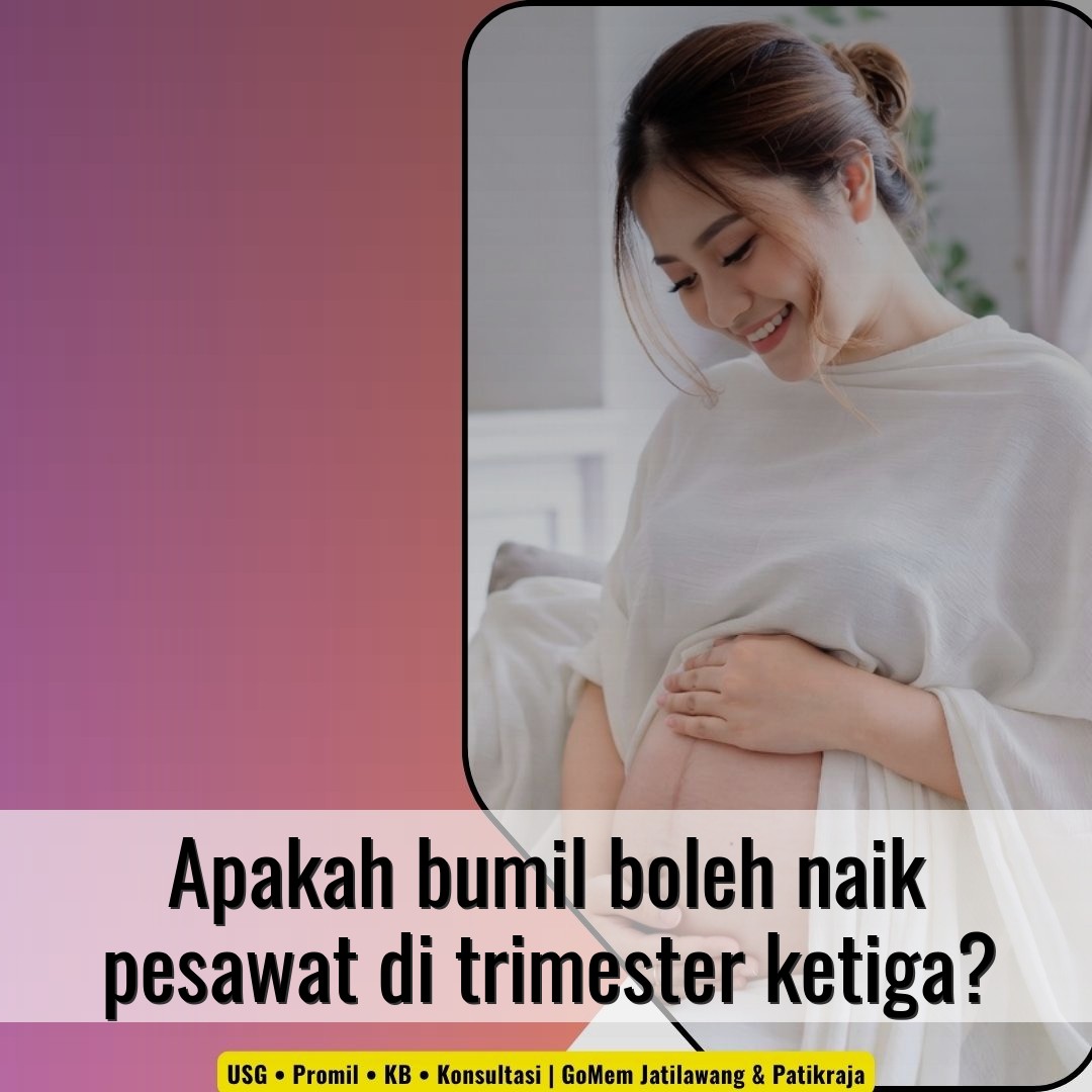 Apakah bumil boleh naik pesawat di trimester ketiga?