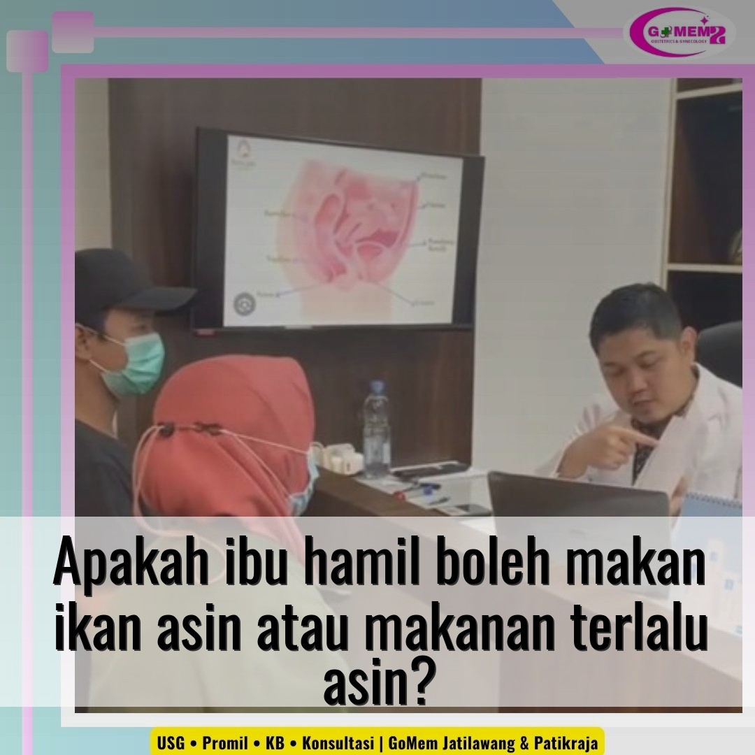 Apakah ibu hamil boleh makan ikan asin atau makanan terlalu asin?