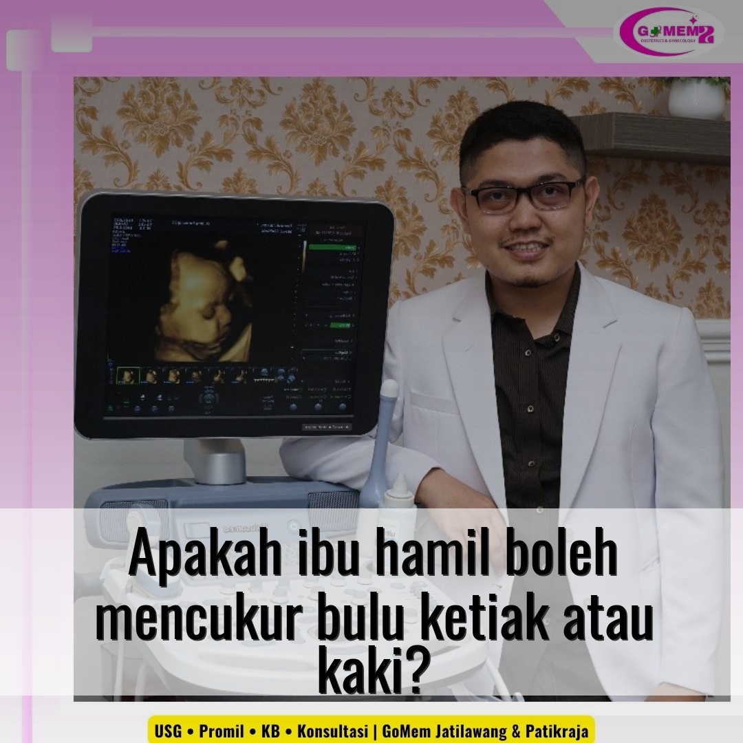 Apakah ibu hamil boleh mencukur bulu ketiak atau kaki?
