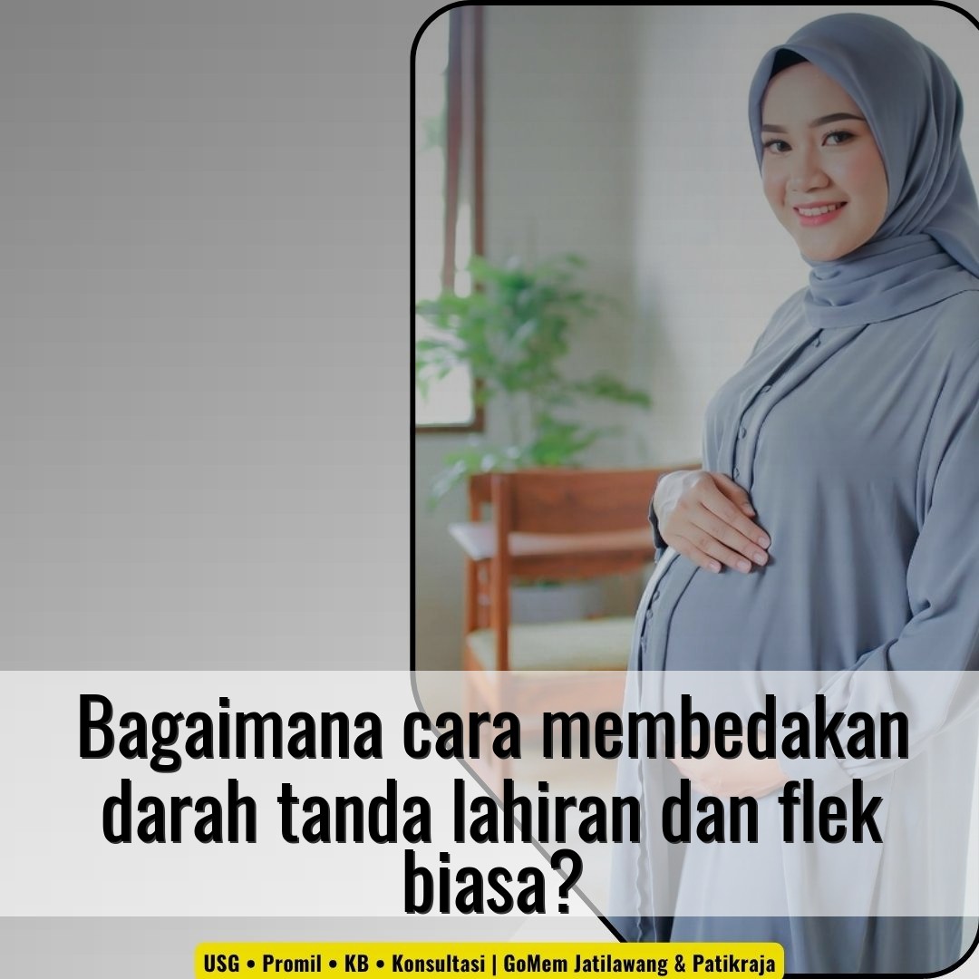 Bagaimana cara membedakan darah tanda lahiran dan flek biasa?