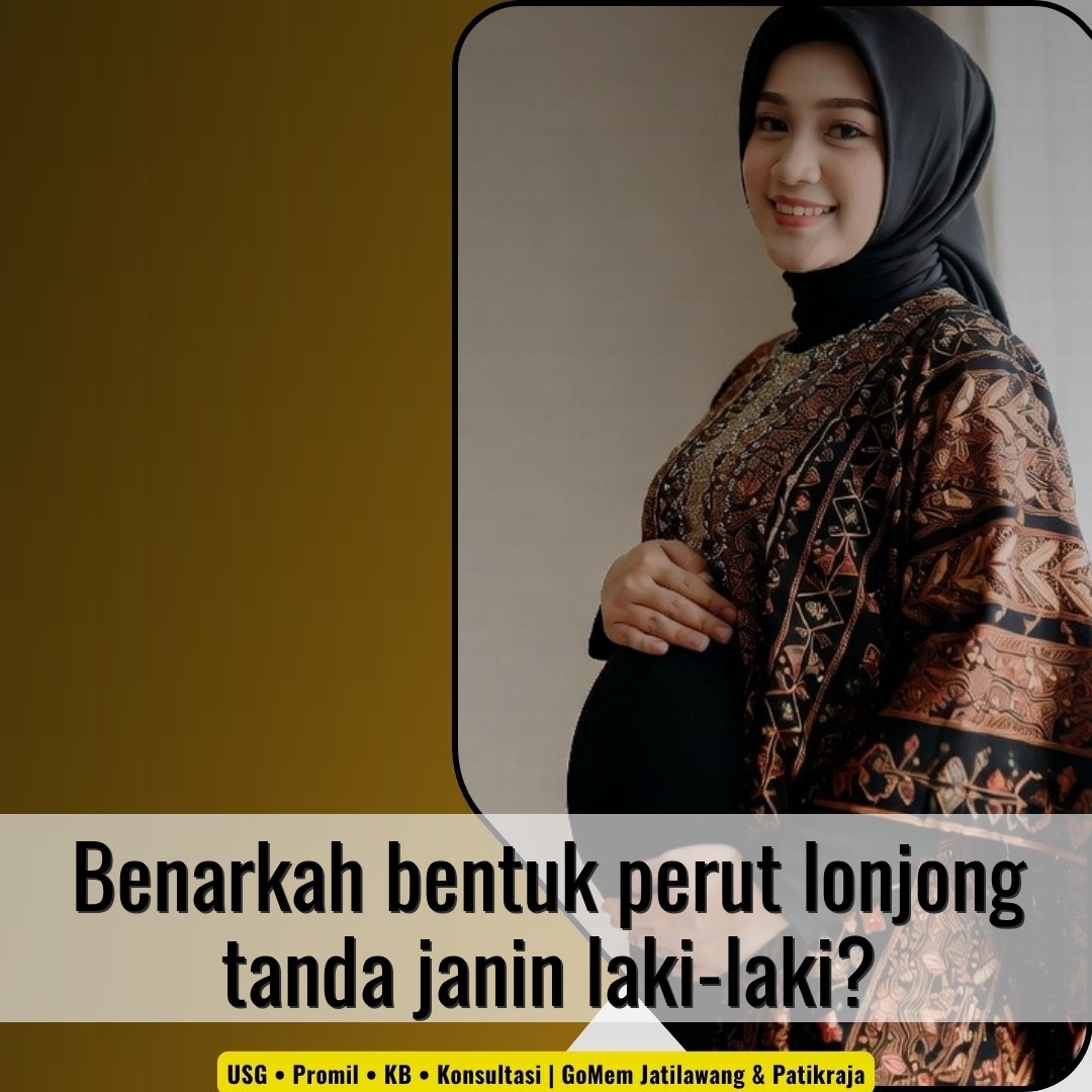 Benarkah bentuk perut lonjong tanda janin laki-laki?
