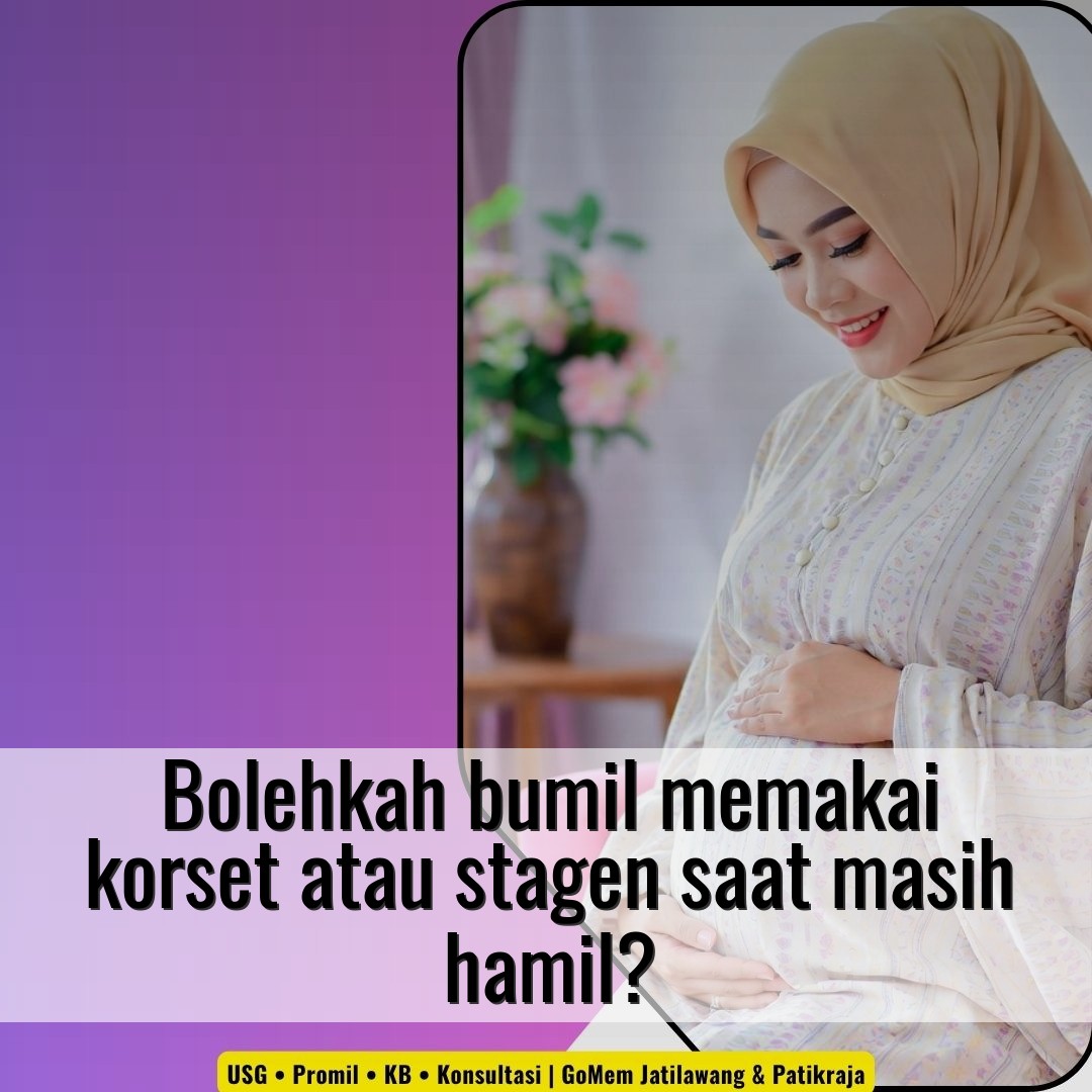 Bolehkah bumil memakai korset atau stagen saat masih hamil?