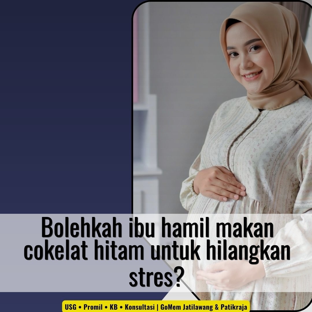 Bolehkah ibu hamil makan cokelat hitam untuk hilangkan stres?
