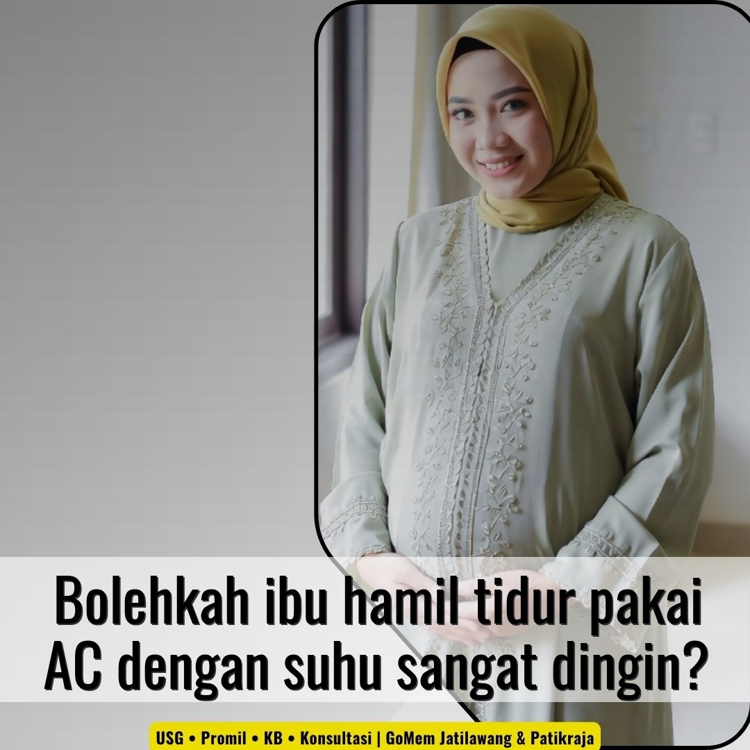 Bolehkah ibu hamil tidur pakai AC dengan suhu sangat dingin?