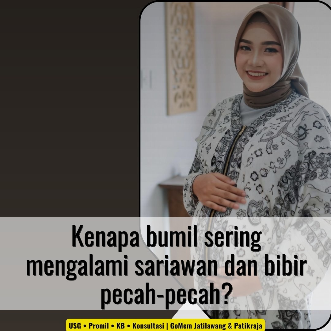 Kenapa bumil sering mengalami sariawan dan bibir pecah-pecah?