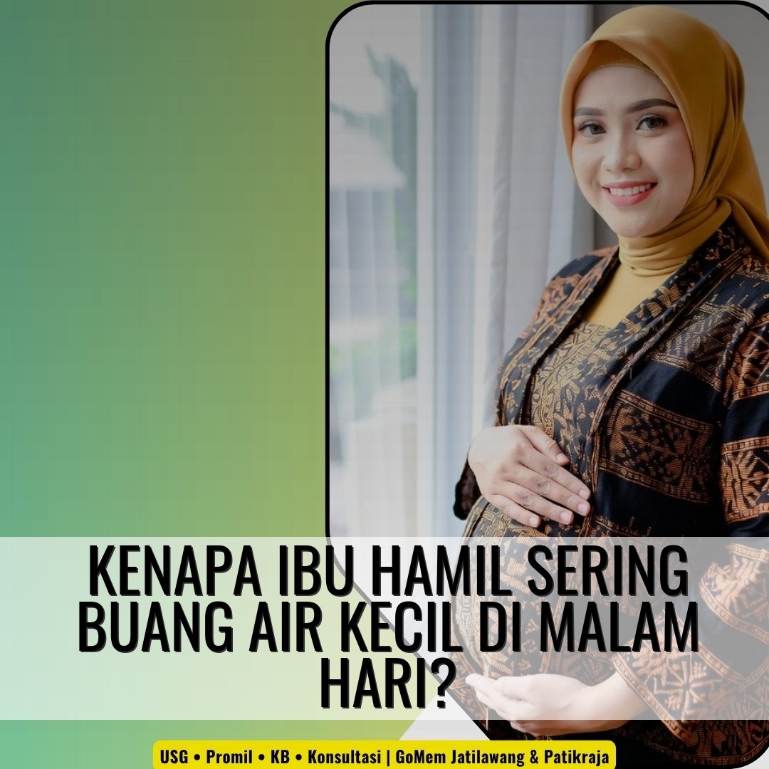 Kenapa ibu hamil sering buang air kecil di malam hari?