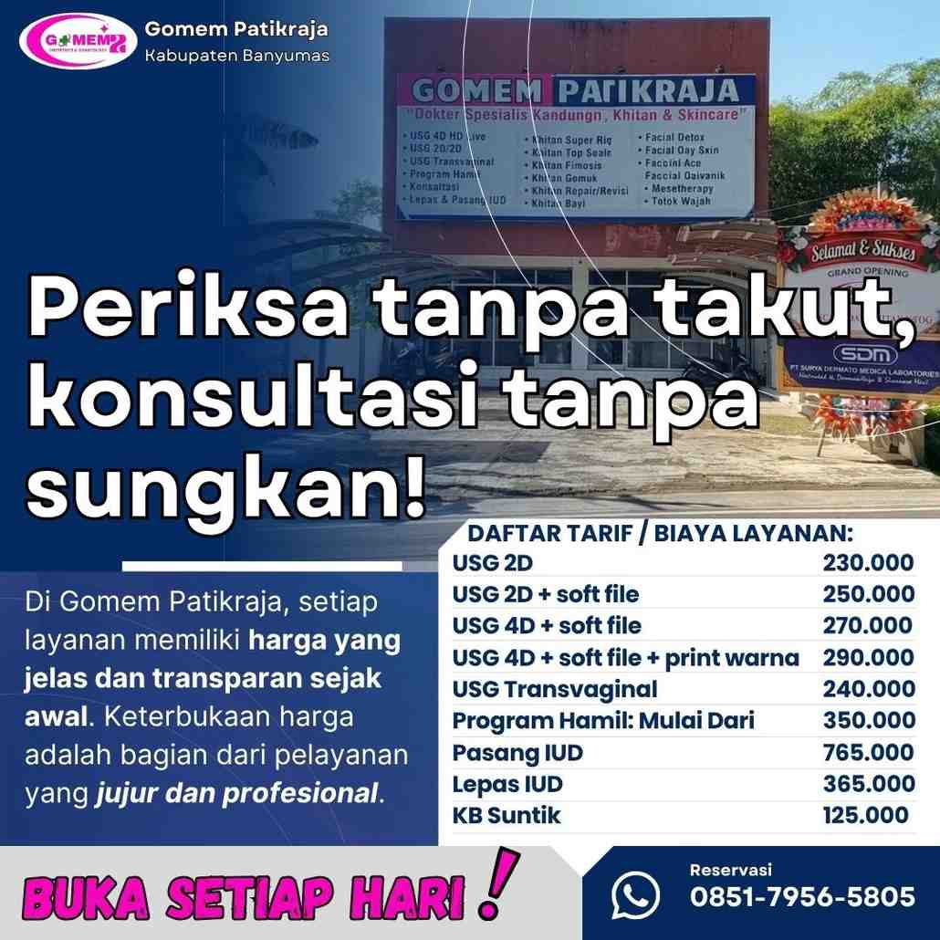Tempat USG yang Ramah Ibu dekat Kesugihan