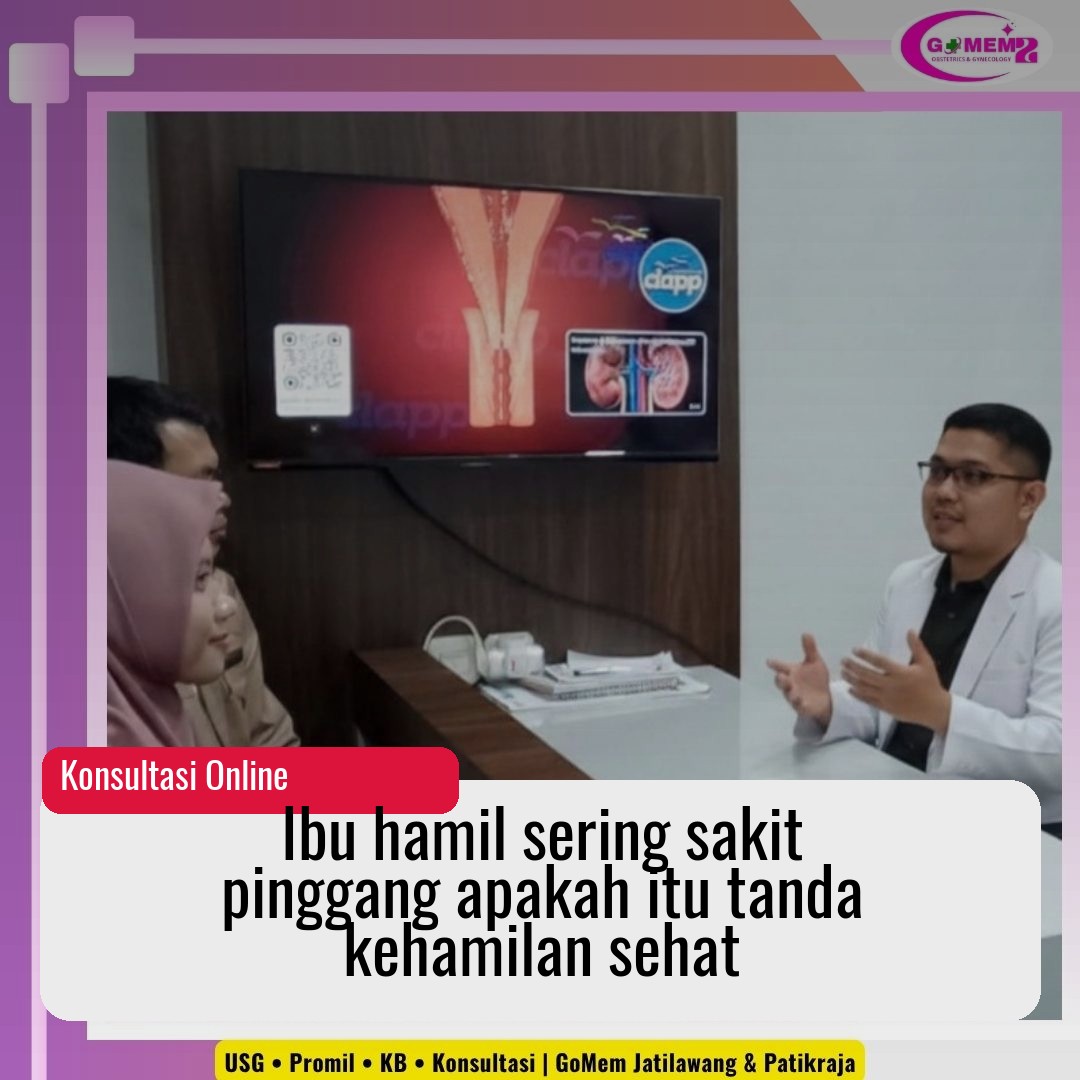 Ibu hamil sering sakit pinggang apakah itu tanda kehamilan sehat