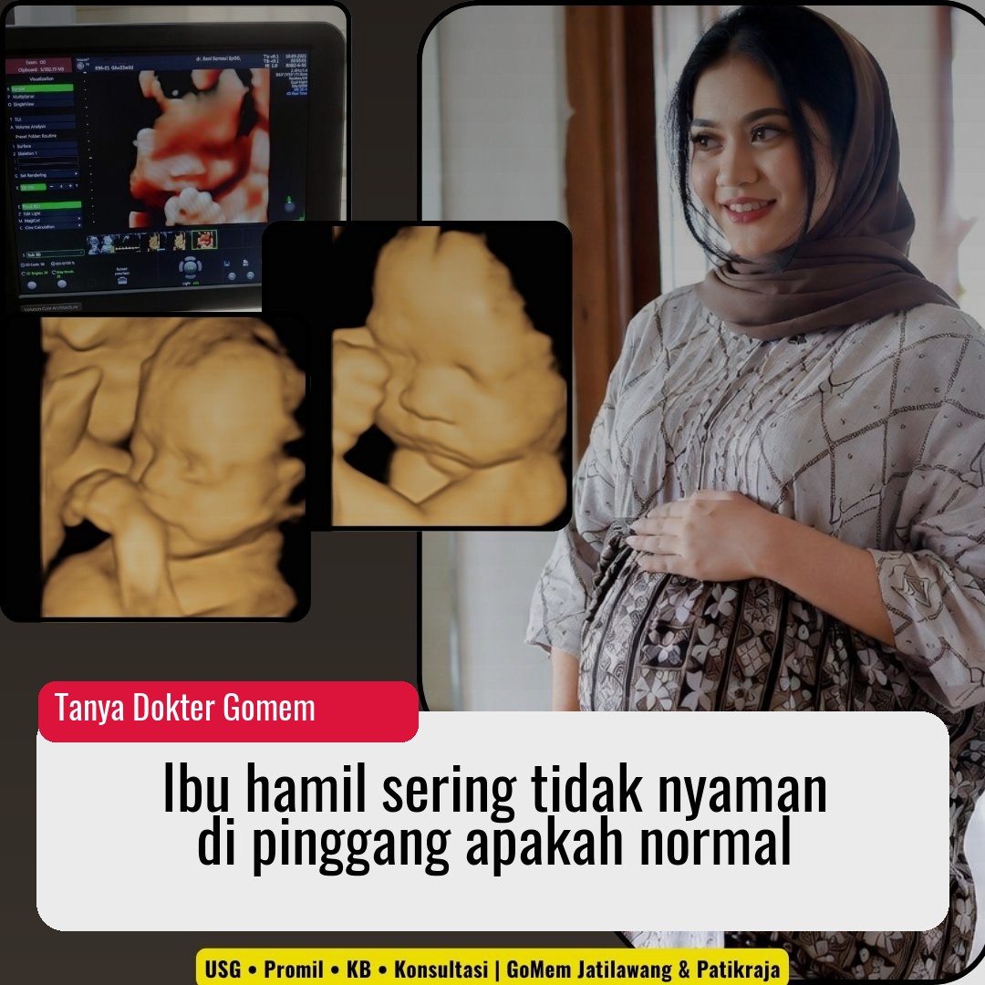 Ibu hamil sering tidak nyaman di pinggang apakah normal